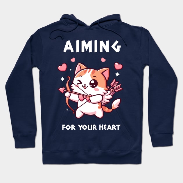 Aiming for your heart Hoodie by CreativeSage